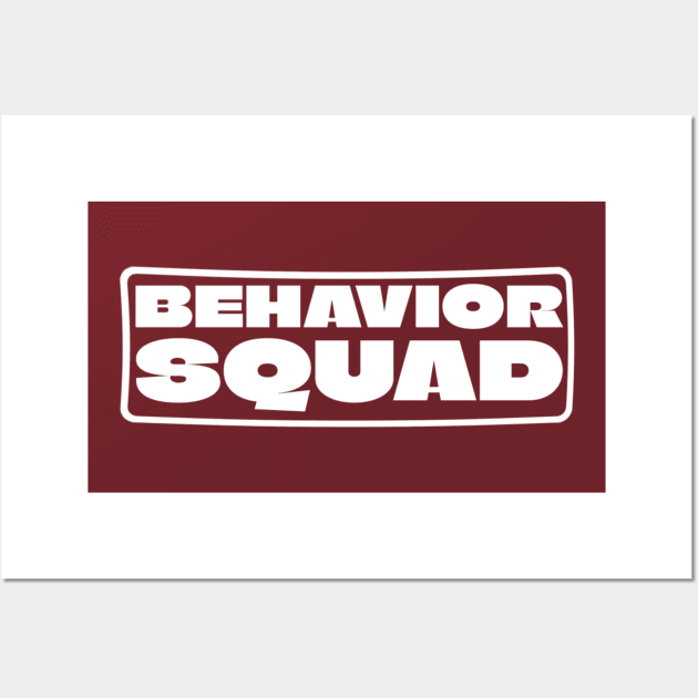 Behavior Squad Wall Art by denkatinys